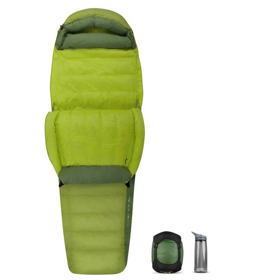 Спальний мішок Sea to Summit Ascent AcI (2/-4°C), 198 см - Left Zip, Lime/Moss (STS AAC1-L), зображення 4