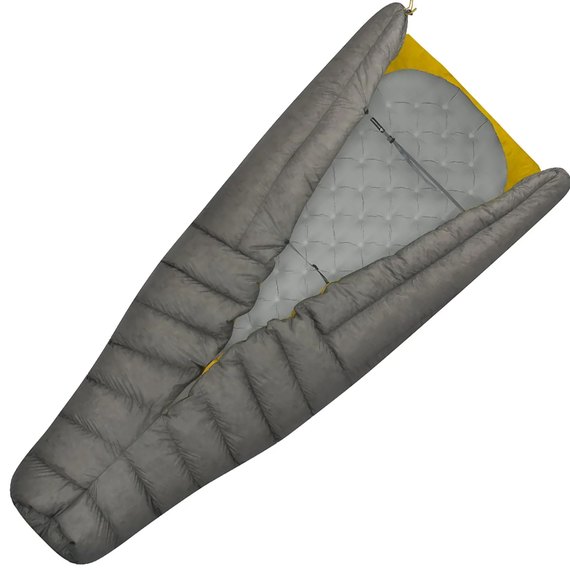 Спальный мешок Sea to Summit Ember Eb1 2019, (10/4°C), 183 см, Light Gray/Yellow, Double (STS AEB1-D), изображение 2