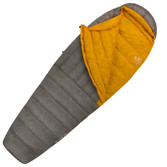 Спальний мішок Sea to Summit Spark SpII (4/-2°C), 198 см - Left Zip, Dark Grey/Yellow (STS ASP2-L), Повна довжина, см: 198 см, зображення 3