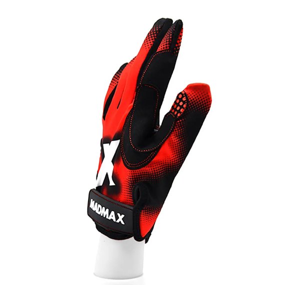 Перчатки для фитнеса MadMax MXG-101 X Gloves Black/Grey/Red M (MXG-101-RED_M), Размер: M, изображение 3