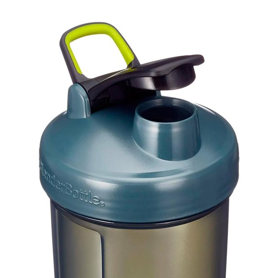 Шейкер спортивный BlenderBottle Pro45 1270ml Grey/Green (Pro_45Grey/Green), Цвет: Grey/Green, изображение 4