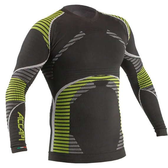 Термокофта мужская Accapi HealthPower Black/Lime XL/XXL (ACC NA401.909-X2X), Размер: XL/2XL, Рост: 180-194 см