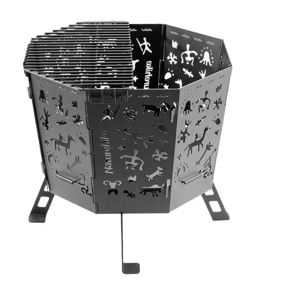 Гриль портативный раскладной Naturehike CNH22CJ036, сталь (6975641888871)