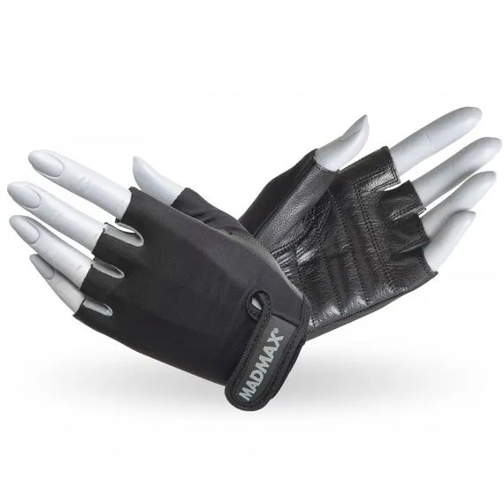 Перчатки для фитнеса MadMax MFG-251 Rainbow Grey M (MFG-251-GRY_M), Размер: M, Цвет: Чёрный/Серый