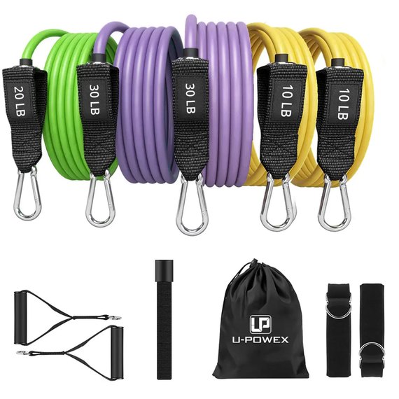 Набор эспандеров U-Powex Resistance bands set 5 шт 100LB (UP_1030_100LB)