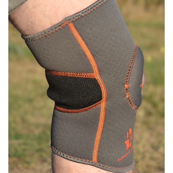 Наколенник MadMax MFA-297 Knee Support with Patella Stabilizer Dark Grey/Orange M (MFA-297_M), Размер: M, изображение 2