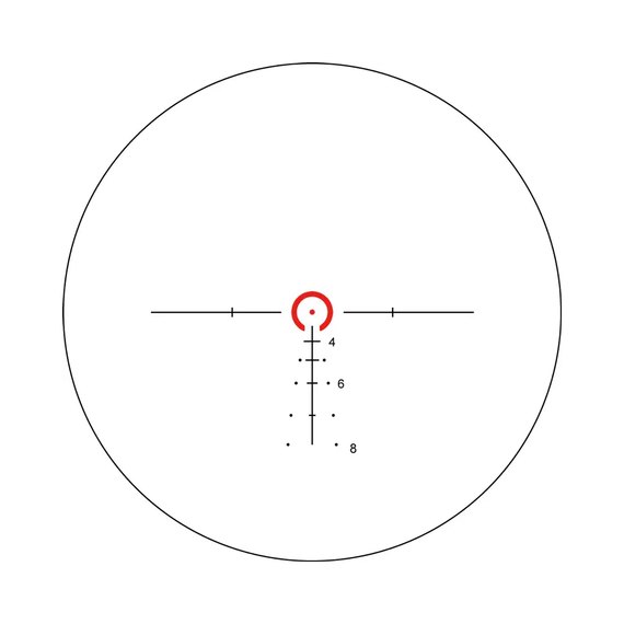 Оптический прицел XD Precision Black-C.Q.B F2 1-6x24 сетка BDC (XDCQBF2), изображение 7
