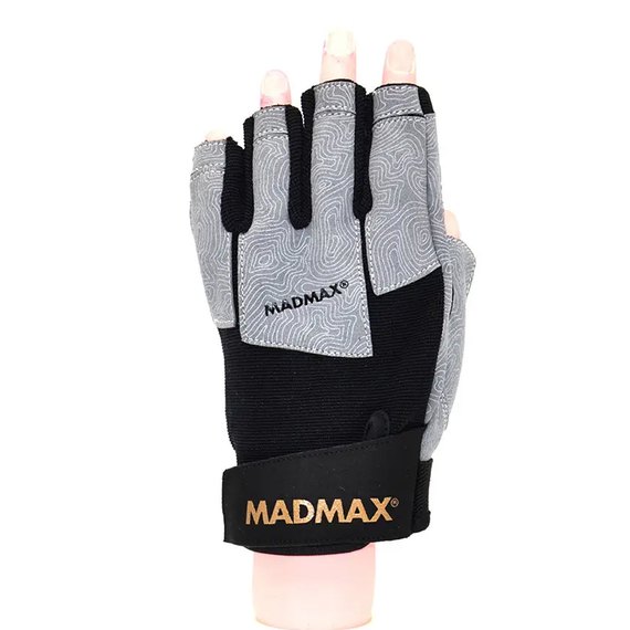 Перчатки для фитнеса MadMax MFG-871 Damasteel Grey/Black XXL (MFG-871_XXL), Размер: XXL, изображение 2