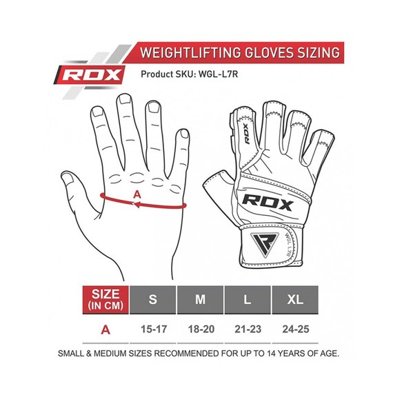Перчатки для зала RDX L7 Micro Plus Red/Black XL (343_20105), Размер: XL, изображение 5
