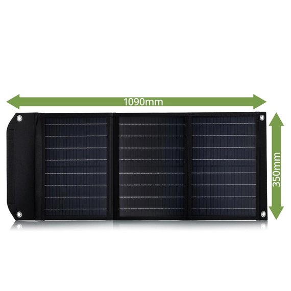 Портативное зарядное устройство - солнечная панель Bresser Mobile Solar Charger 40 Watt USB DC (3810040) 930149, изображение 3