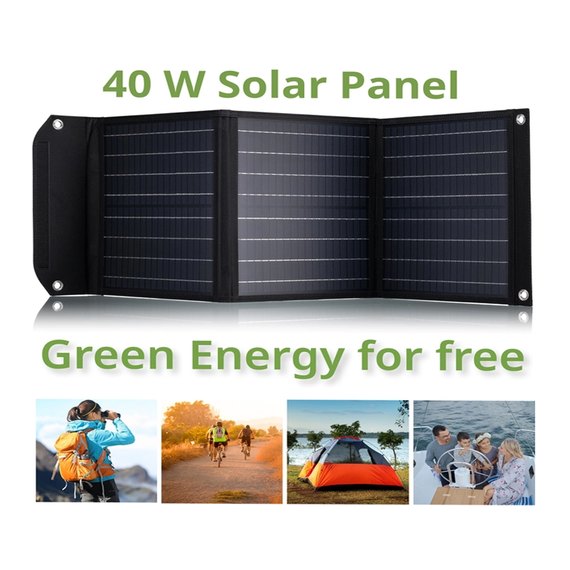 Портативное зарядное устройство - солнечная панель Bresser Mobile Solar Charger 40 Watt USB DC (3810040) 930149, изображение 7