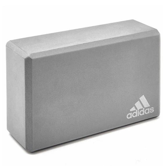 Блок для йоги Adidas Yoga Block сірий 22.8x15.2x7.6 см (ADYG-20100FOAM), зображення 2