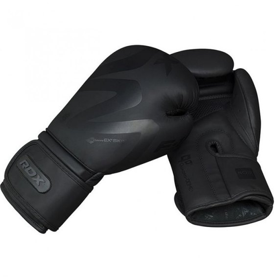 Боксерские перчатки RDX F15 Matte Black 12 ун. (3372_403010), Вес: 12 унций, изображение 2