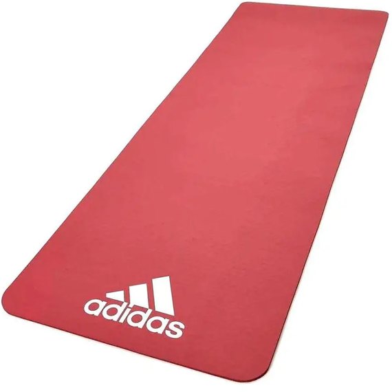 Килимок для фітнесу Adidas Fitness Mat червоний 183x61x1 см (ADMT-11015RD), Колір: Червоний, Довжина, мм: 1830 мм, зображення 3