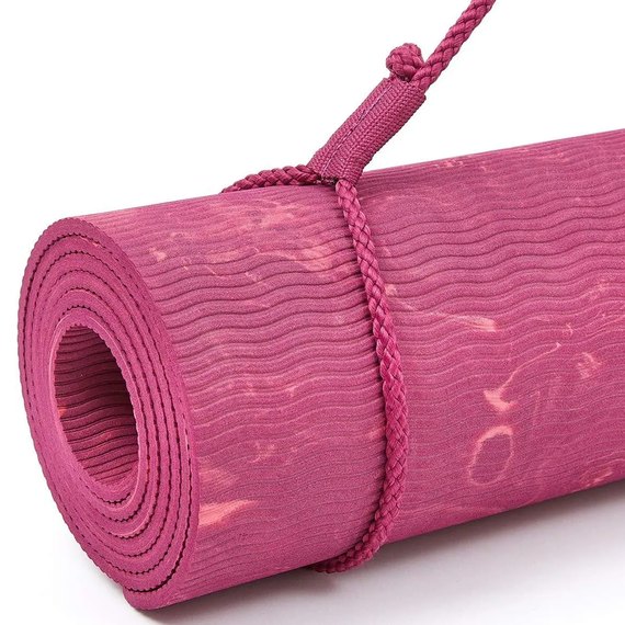 Коврик для йоги Adidas Camo Yoga Mat рожевий 173х61х0.5 см (ADYG-10500PK), Колір: Фіолетовий, зображення 7