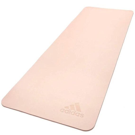 Коврик для йоги Adidas Premium Yoga Mat бежевый 176х61х0.5 см (ADYG-10300PT), Цвет : Бежевый, изображение 2