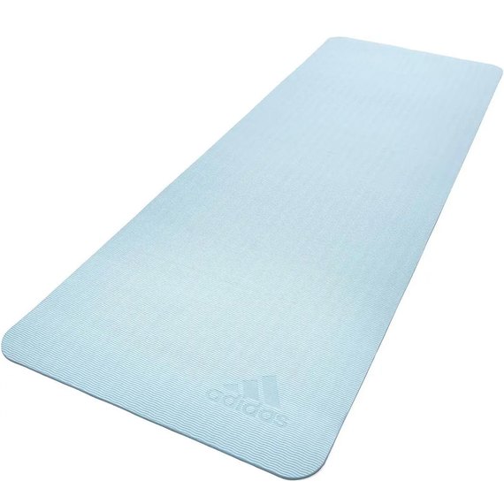 Килимок для йоги Adidas Premium Yoga Mat блакитний 176х61х0.5 см (ADYG-10300BL), Колір: Світло-блакитний, зображення 4