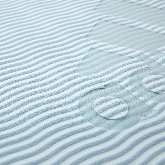 Килимок для йоги Adidas Premium Yoga Mat блакитний 176х61х0.5 см (ADYG-10300BL), Колір: Світло-блакитний, зображення 7