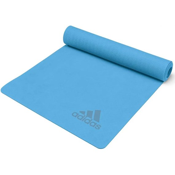 Коврик для йоги Adidas Premium Yoga Mat синий 176х61х0.5 см (ADYG-10300GB), Цвет : Синий, изображение 2