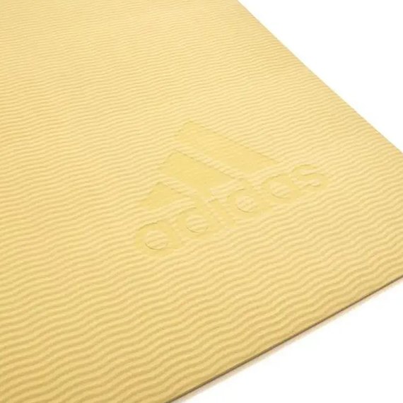 Коврик для йоги Adidas Premium Yoga Mat желтый 176х61х0.5 см (ADYG-10300YL), Цвет : Жёлтый, изображение 6