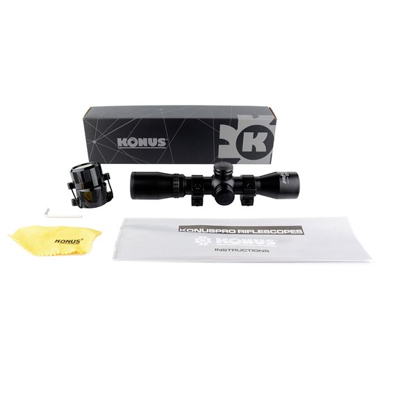 Оптичний приціл Konus PRO 4x32 із сіткою 30/30, зображення 4