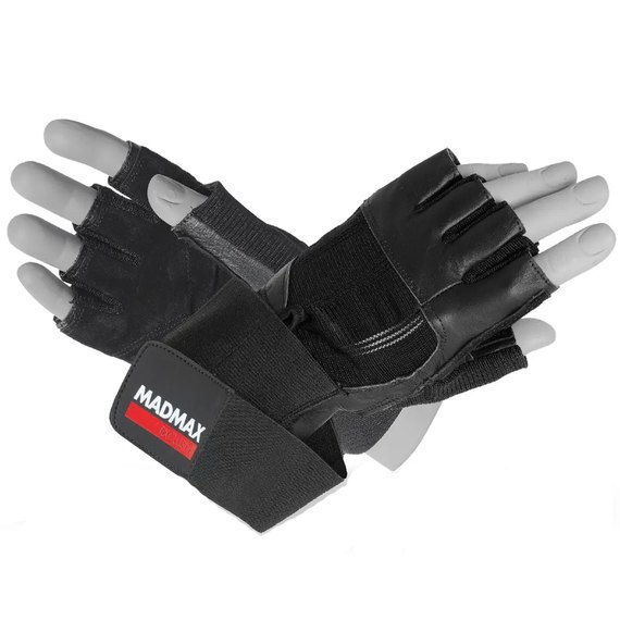 Перчатки для фитнеса MadMax MFG-269 Professional Exclusive Black S (MFG-269-Black_S), Размер: S, Цвет: Чёрный