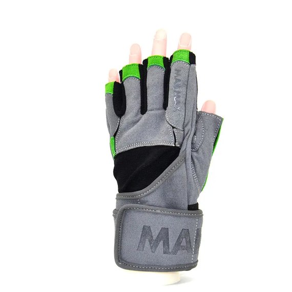 Перчатки для фитнеса MadMax MFG-860 Wild Grey/Green XXL (MFG-860_XXL), Размер: XXL, изображение 2