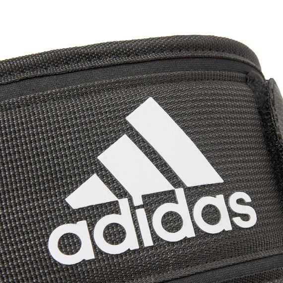 Пояс для тяжелой атлетики Adidas Essential Weightlifting Belt черный XS (62-75 см) (ADGB-12252), Размер: XS, изображение 5