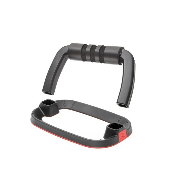 Упори для віджимань Adidas Performance Push Up Bars чорний/червоний 20.7x13x11.7 см (ADAC-12232), зображення 5
