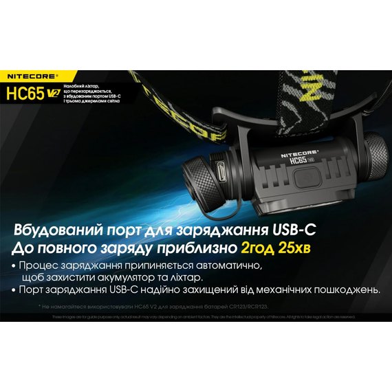 Налобний ліхтар Nitecore HC65 V2 (6-1287_v2), зображення 15