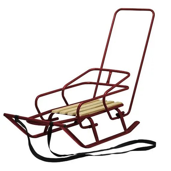 Санки Snower Буран бордовые (4820211100452BORDO), Цвет: Бордовый