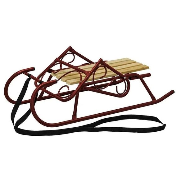 Санки Snower Морозко бордовые (4820211100469BORDO), Цвет: Бордовый, изображение 2