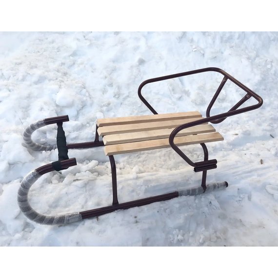 Санки Snower Сніжок бордові (4820211100476BORDO), Колір: Бордовий, зображення 5