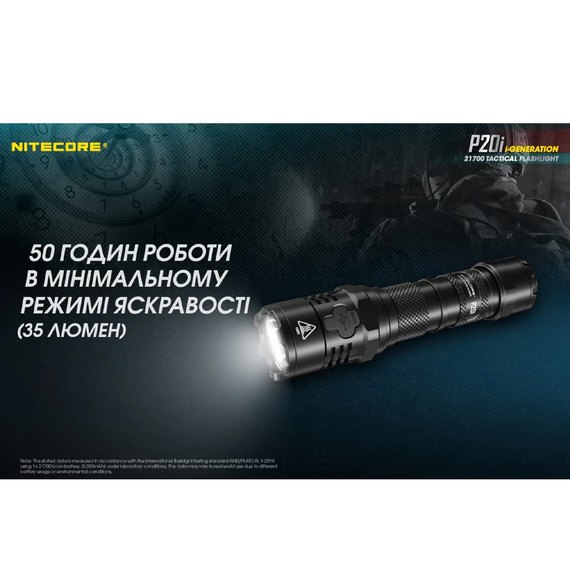 Тактический фонарь Nitecore P20i (6-1119_i), изображение 17
