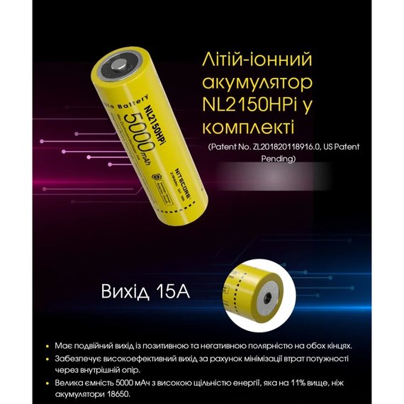 Тактический фонарь Nitecore P23i (6-1489), изображение 16