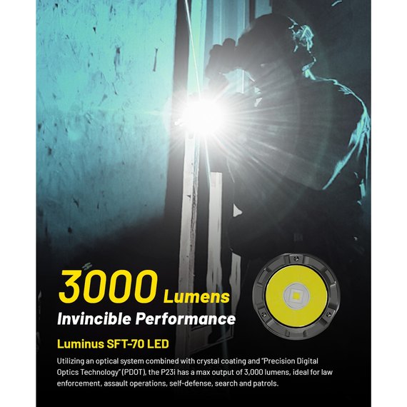 Тактический фонарь Nitecore P23i (6-1489), изображение 6