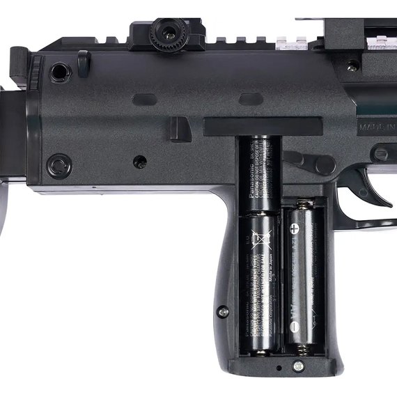 Іграшковий світло-звуковий автомат ZIPP Toys HK MP7 Чорний (810B), зображення 7