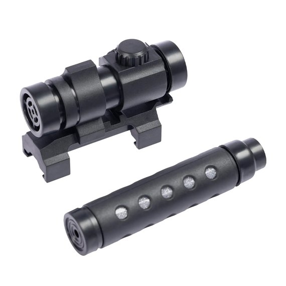 Іграшковий світло-звуковий автомат ZIPP Toys HK MP7 Чорний (810B), зображення 8
