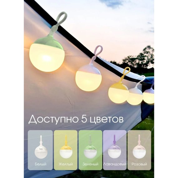 Кемпинговый фонарь Nitecore Bubble Languid Lavender (6-1511_l), Цвет: Фиолетовый, изображение 12