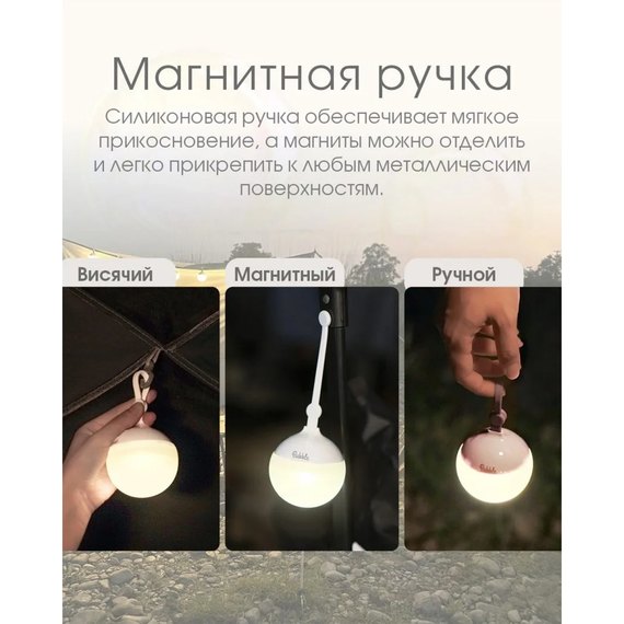 Кемпинговый фонарь Nitecore Bubble Languid Lavender (6-1511_l), Цвет: Фиолетовый, изображение 8
