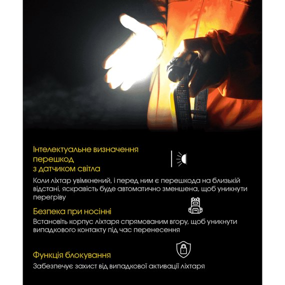 Налобний ліхтар Nitecore NU40 (6-1499), зображення 14
