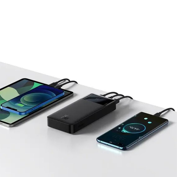 Повербанк Baseus Bipow Digital Display 20000 mAh 15W Black (PPDML-J01), Колір: Чорний, зображення 8