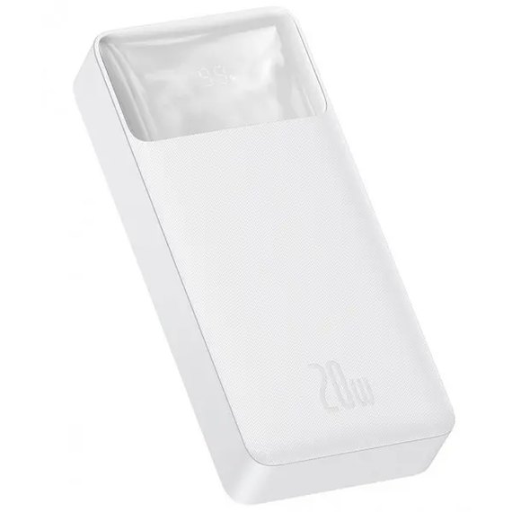 Повербанк Baseus Bipow Digital Display 20000 mAh 20W White (PPDML-M02), Цвет : Белый, изображение 2