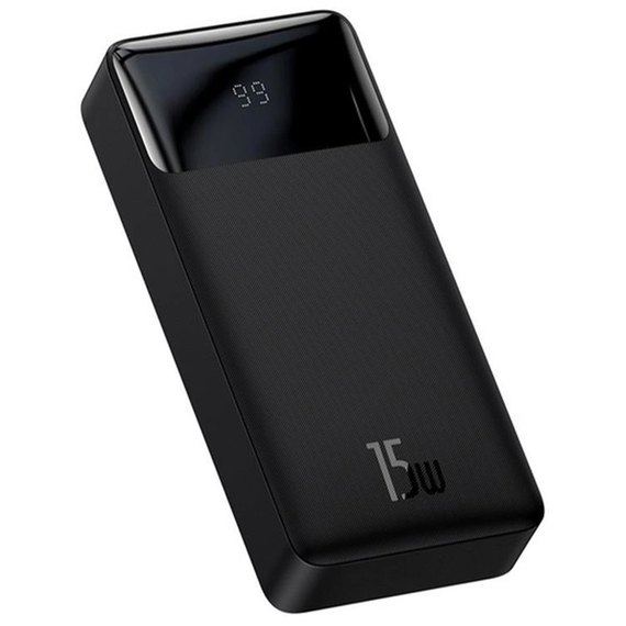 Повербанк Baseus Bipow Digital Display Overseas 20000 mAh 15W Black (PPBD050101), Цвет : Чёрный, изображение 2