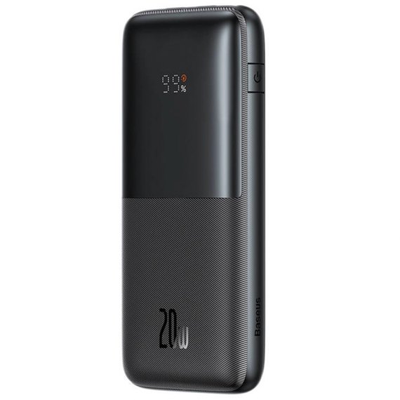 Повербанк Baseus Bipow Pro Digital Display Fast Charge 10000 mAh 20W Black (PPBD040201), изображение 2