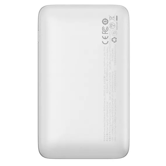 Повербанк Baseus Bipow Pro Digital Display Fast Charge 20000 mAh 22.5W White (PPBD030002), Цвет : Белый, изображение 7