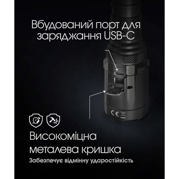 Тактический фонарь Nitecore SRT7i (6-1076_i), изображение 12