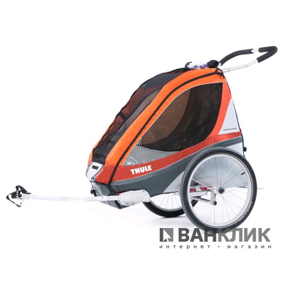 Коляска для детей THULE Chariot Corsaire1+набор колес, оранжевая (12494)