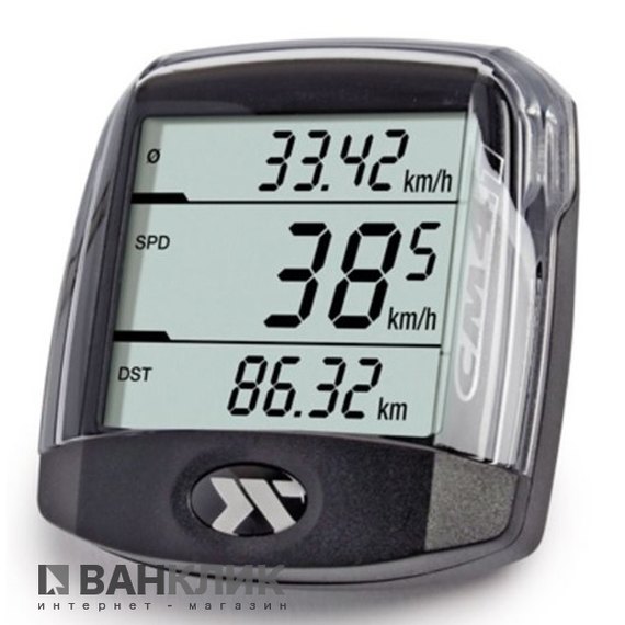 Велокомпьютер Ciclo blackline CM 4.1, беспроводной (9 функций) 100037