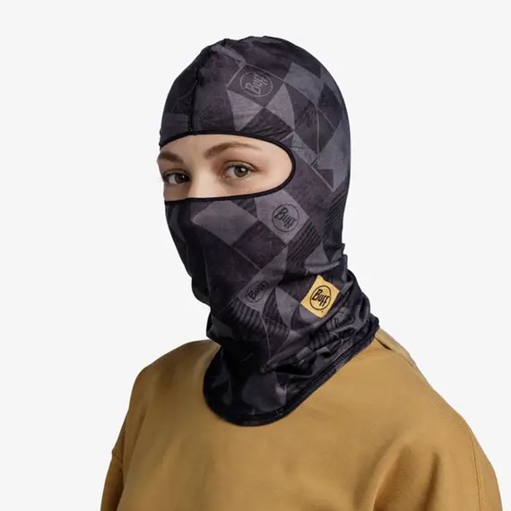 Балаклава Buff Ecostretch Balaclava Micor Gra (BU 132447.901.10.00), Цвет : Micor Gra, изображение 2